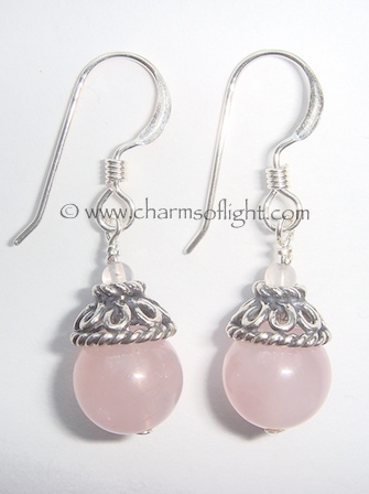 Rose Quartz Earrings